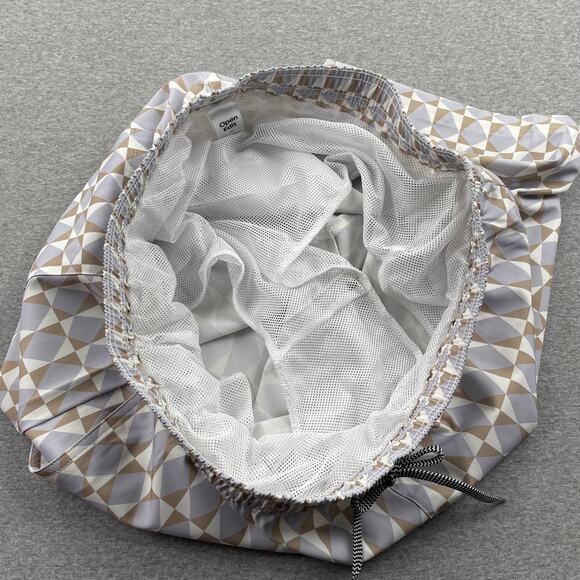 Open Edit Nordstrom Mens XL Recycled Volley Swim Trunks 4" Purple Diamond Grid - Picture 10 of 16